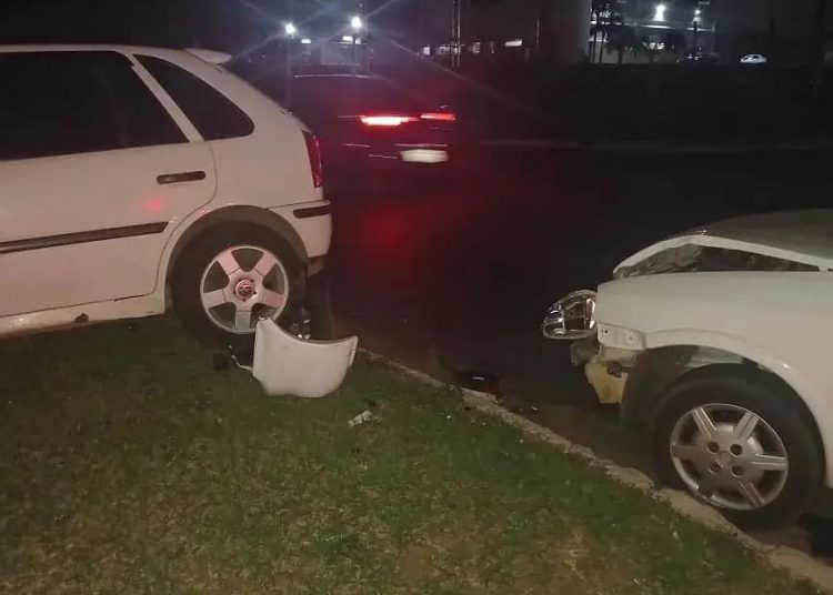 GCM chegou no momento do acidente | Foto: GCM Aparecida