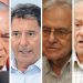 Esquerda para a direita: Iris Rezende, Maguito Vilela, Helenês Candido e Ary Valadão | Foto: Montagem