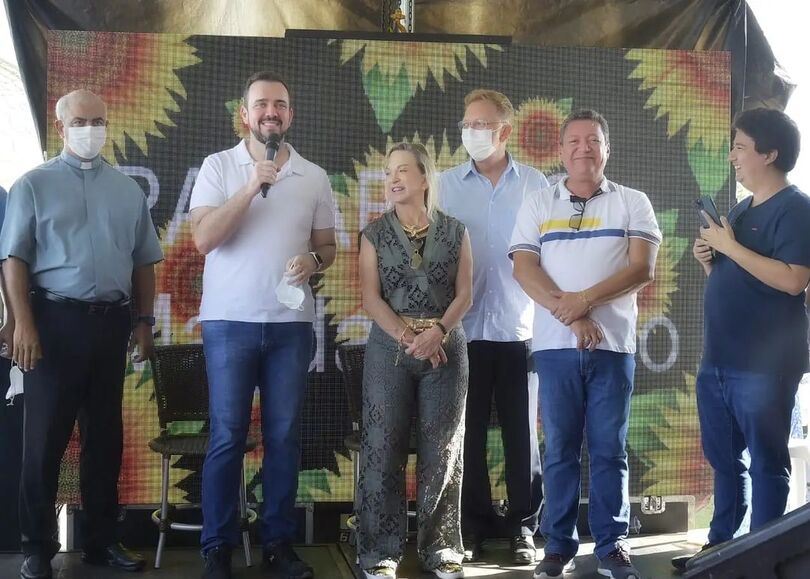 Evento de apoio à candidatura de Gustavo Mendanha reúne Magda Mofatto e João Campos | Foto: Reprodução / Instagram