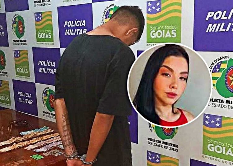 Jovem de 19 anos é suspeito de ter assassinado a namorada, da mesma idade, na Avenida 21 de abril, no Setor Independência Mansões, em Aparecida | Foto: Montagem / FZ