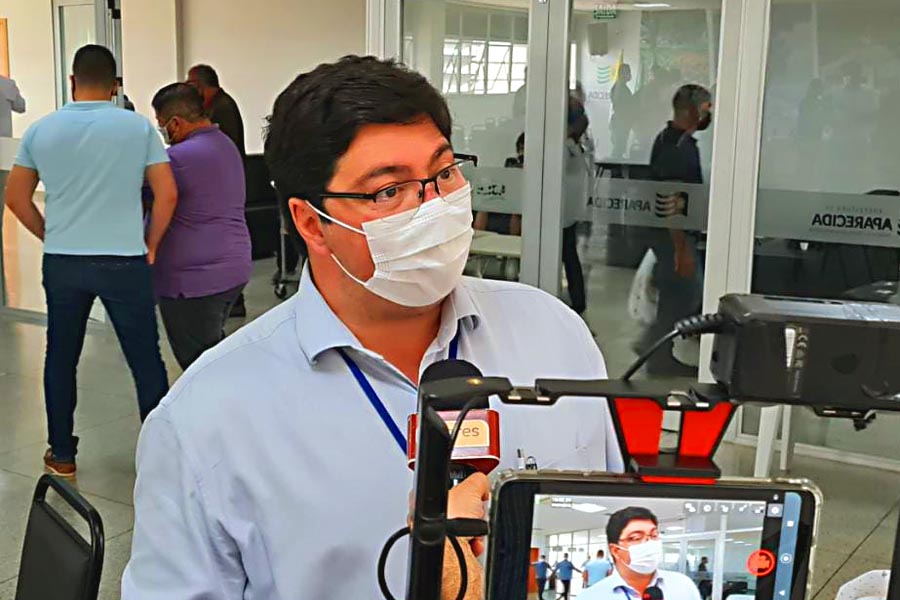 André Rosa em entrevista | Foto: Folha Z