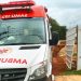 Samu presta socorro a vítima de infarto no Jardim Cristal, em Aparecida de Goiânia | Foto: Leitor / FZ