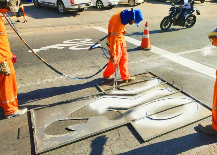 Nova sinalização chega a setores de Goiânia | Foto: Divulgação/Mobilidade