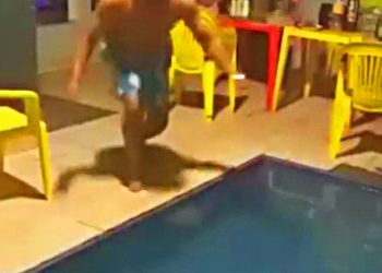 Jovem ficou tetraplégico ao pular na piscina em Quirinópolis (GO) | Foto: Reprodução