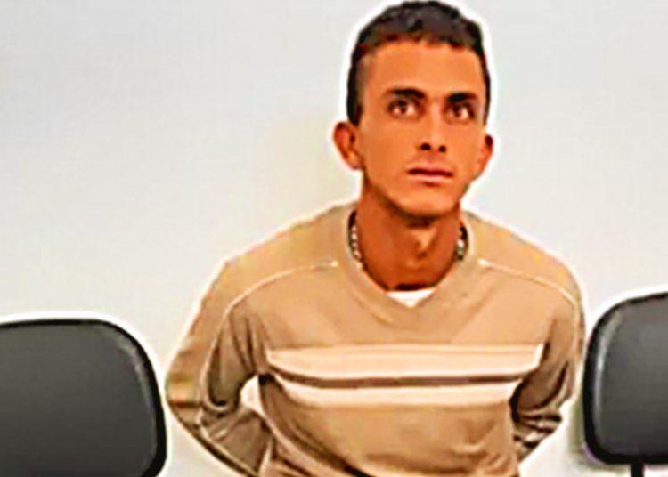 Wanderson Mota Protácio em depoimento à polícia | Foto: Reprodução