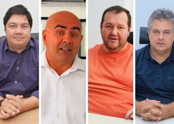 André Rosa, Paulo Cezar Martins, Tatá Teixeira e Fábio Passaglia | Foto: Montagem / FZ