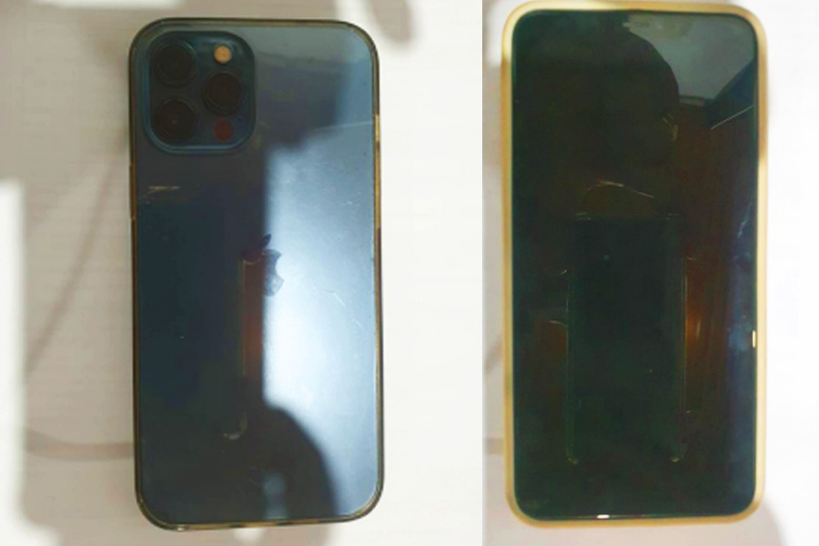 Celulares Iphone apreendidos pela CPE | Foto: Divulgação / PMGO