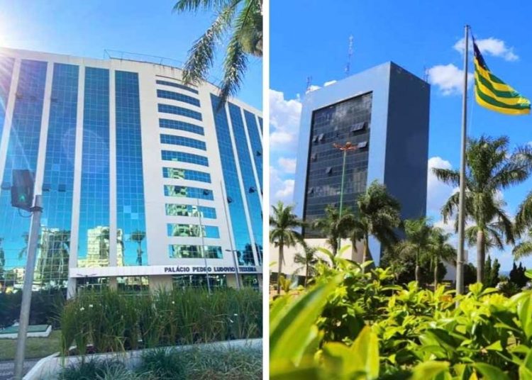Prédios do Governo de Goiás e da Prefeitura de Goiânia | Foto: Reprodução
