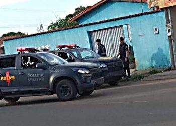 Perseguição e confronto com a Rotam em Aparecida de Goiânia | Foto: Leitor / FZ