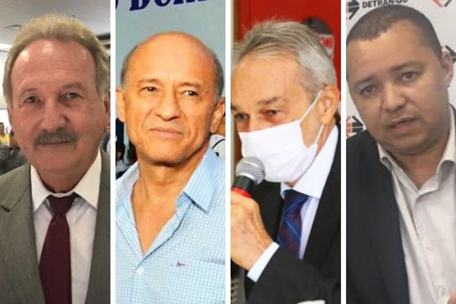 Tóti, Lívio Luciano, Paulo Ortegal e Marcos Roberto | Foto: Montagem / FZ