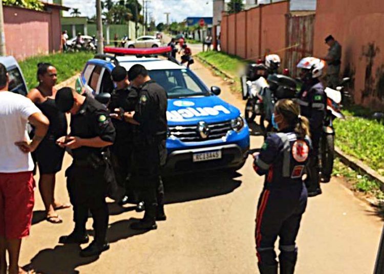 Travesti foi encontrada morte no Setor Nossa Senhora de Lourdes, em Aparecida de Goiânia | Foto: Leitor / FZ