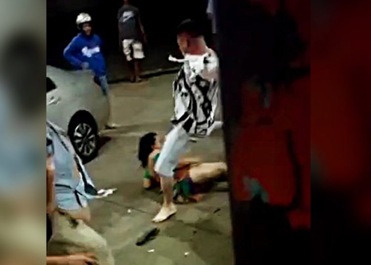 Mulher de 40 anos é internada após levar chute no rosto em Hidrolina (GO) | Foto: Reprodução