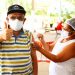 Aplicação da 4ª dose da vacina contra a covid-19 em Aparecida de Goiânia | Foto: Divulgação