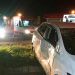 Samu atende vítimas de acidente entre carro e motocicleta em Aparecida de Goiânia | Foto: Leitor / FZ