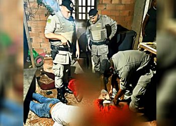 PM prende assaltantes em Aparecida de Goiânia | Foto: Divulgação