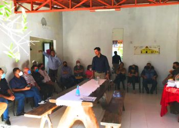 Daniel Vilela durante café da manhã com lideranças em Aparecida de Goiânia | Foto: Reprodução