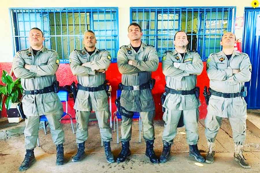 Equipe que capturou Lázaro Barbosa sob o comando do tenente-coronel Edson | Foto: Arquivo Pessoal