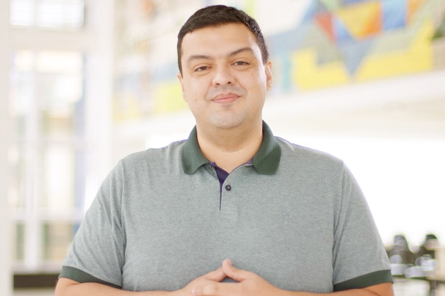 Leonardo Pereira de Morais, professor do curso de Análise e Desenvolvimento e Sistemas da Faculdade Senac Goiás, especialista em Segurança da Informação | Foto: Divulgação