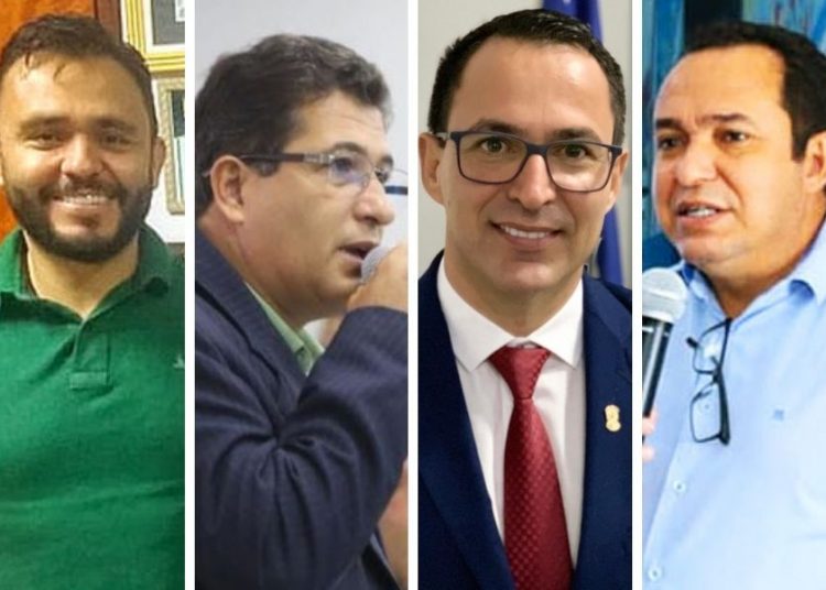 Onomar Novais, Rosildo Manoel, Lelis Pereira e Arnaldo Leite | Foto: Montagem / FZ