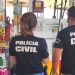 PCGO fiscaliza posto de combustível | Foto: Divulgação