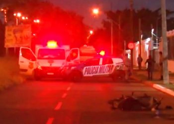Acidente com motocileta deixa 2 mortos em Aparecida de Goiânia | Foto: Leitor / FZ
