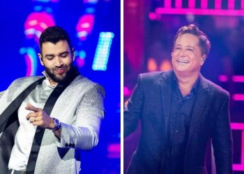 Gusttavo Lima e Leonardo fazem parte da programação do Aparecida é Show 2022 | Foto: Montagem / FZ