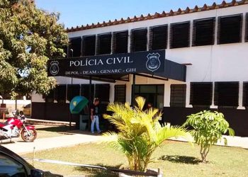 Delegacia da Polícia Civil em Novo Gama (GO) | Foto: Reprodução
