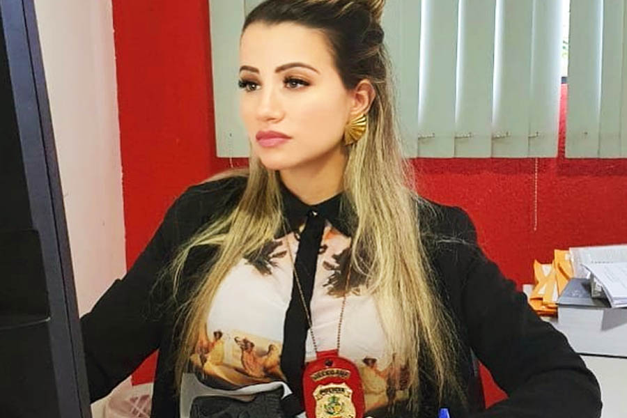 Delegada Isabella Joy, titular da Deam de Anápolis (GO) | Foto: Reprodução