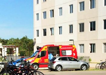 Homem matou a própria esposa asfixiada e depois cometeu suicídio no Bairro Goiá, em Goiânia | Foto: Leitor / FZ