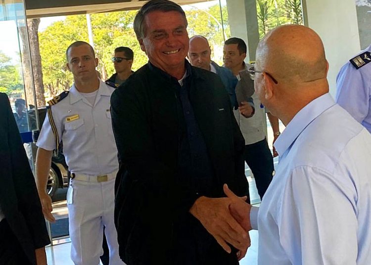 Jair Bolsonaro e Professor Alcides | Foto: Divulgação