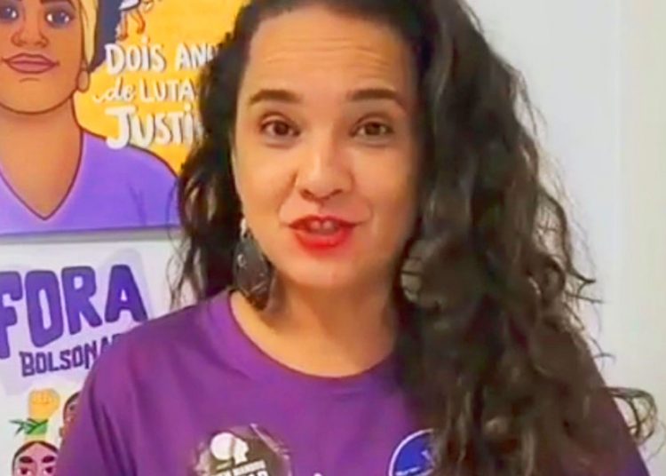 Presidente estadual do PSOL, Cíntia Dias | Foto: Reprodução