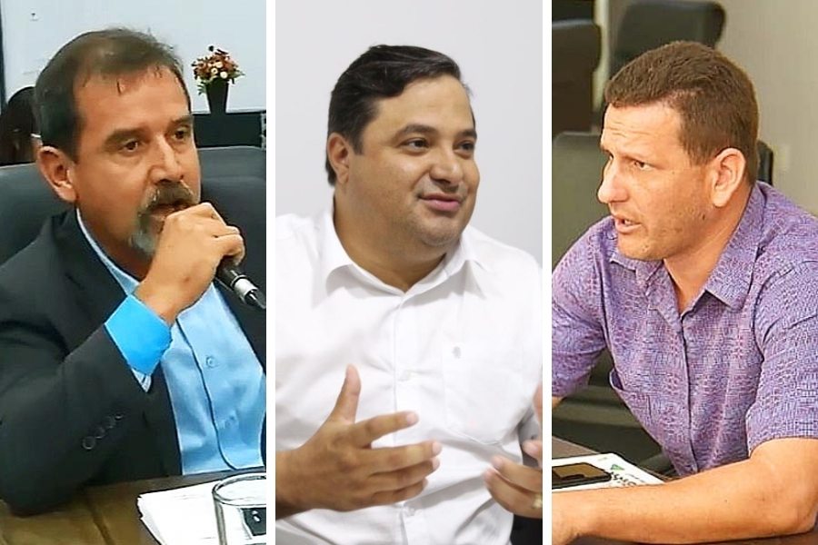 Edinho Carvalho, Leandro da Pamonharia e Sandro Oliveira | Foto: Montagem / FZ