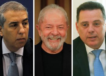 José Eliton, Lula e Marconi Perillo | Foto: Montagem / FZ