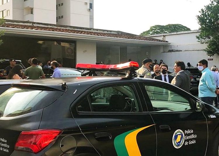 Advogados Marcus Aprigio Chaves e Frank Alessandro Carvalhães de Assis foram assassinados em 28 de outubro de 2020, no interior do escritório de advocacia “Chaves Advogados Associados”, localizado no Setor Aeroporto, em Goiânia | Foto: Reprodução