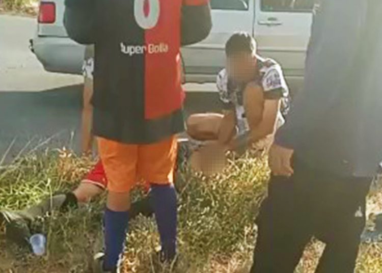 Jovem atropelado no Bairro Independência, em Aparecida de Goiânia | Foto: Leitor / FZ