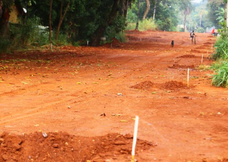Obras de pavimentação em Aparecida de Goiânia | Foto: Enio Medeiros
