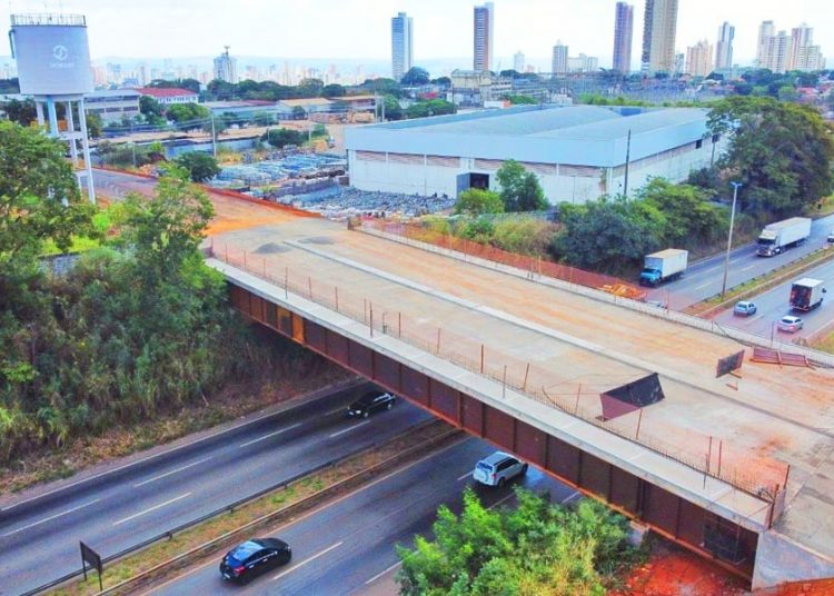 Viaduto Lauro Belchior, em Goiânia | Foto: Divulgação