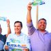 Foto tirada durante ato de apoio de André Fortaleza ao pré-candidato estadual Veter Martins | Foto: Reprodução
