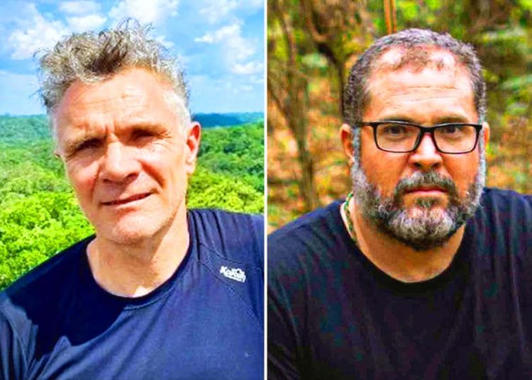 Jornalista inglês Dom Phillips e indigenista Bruno Pereira | Foto: Reprodução