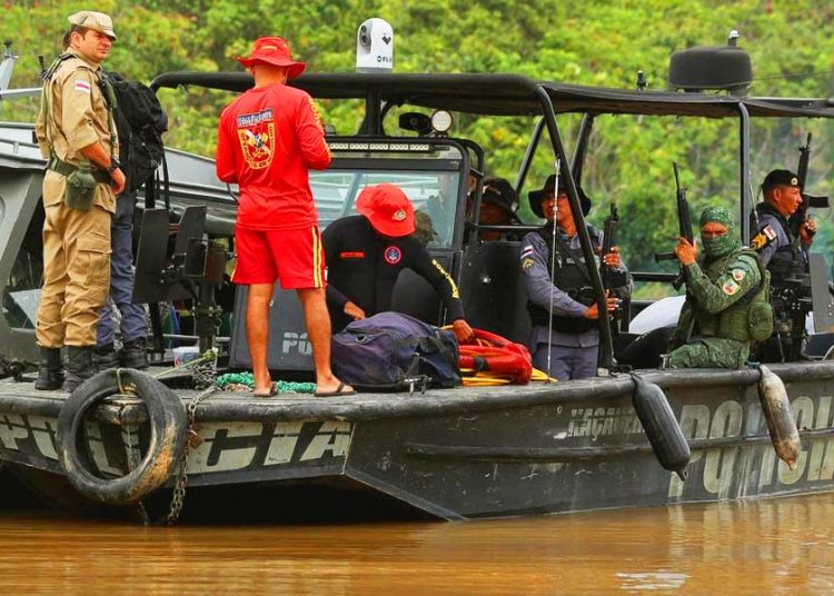 Lancha de Amarildo da Costa de Oliveira, suspeito do assassinato de Dom Phillips e Bruno Pereira na Amazônia | Foto: Agência Brasil