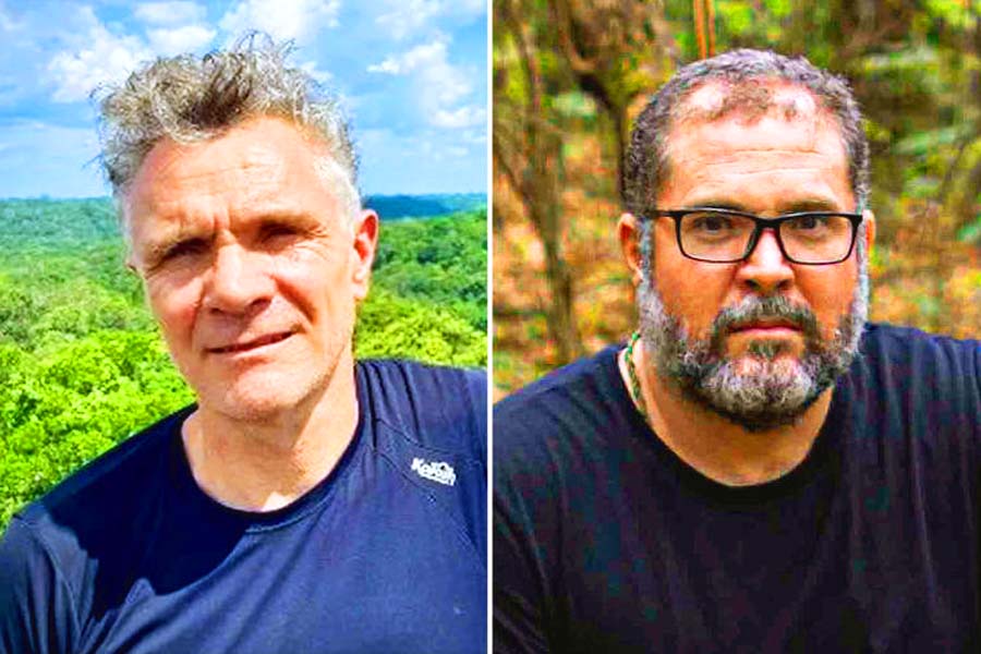 Jornalista inglês Dom Phillips e indigenista Bruno Pereira | Foto: Reprodução