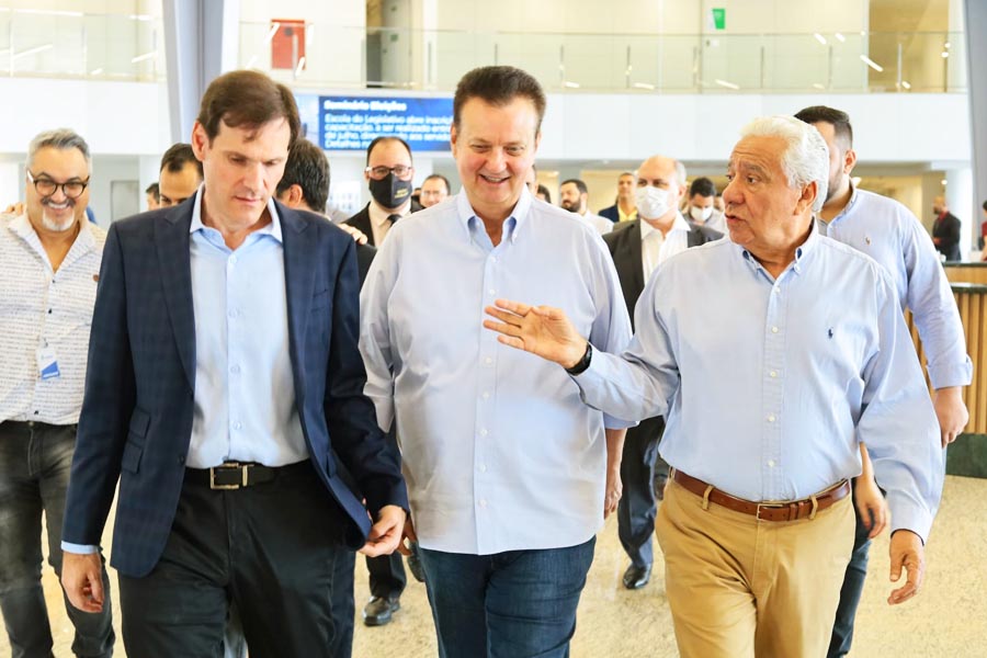 Lissauer Vieira, Gilberto Kassab e Vilmar Rocha | Foto: Divulgação