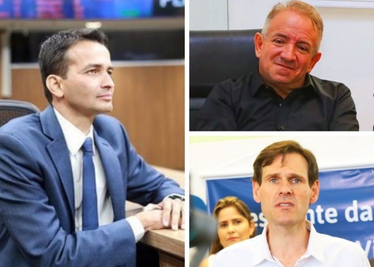 Max Menezes, Vilmar Mariano e Lissauer Vieira | Foto: Montagem / FZ