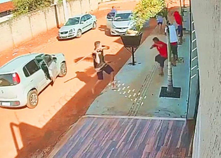 Torcedores do Vila Nova espancados em Goiânia | Foto: Reprodução