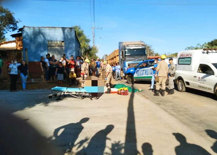 Criança morre em acidente com carreta em Vila Propício (GO) | Foto: Reprodução