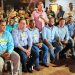 Diony Nery, Marconi Perillo, Zé Filho, Vanilson Bueno, Manoel Nascimento e Maione Padeiro, entre outros, em evento do PSDB em Aparecida de Goiânia (07.07.22) | Foto: José Alves / Folha Z
