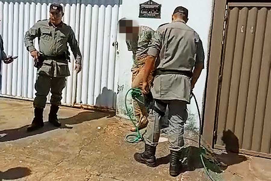 Ssupeito de assaltar motorista de aplicativo é preso | Foto: Reprodução