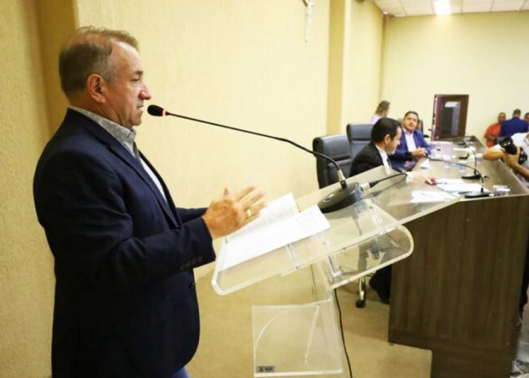 Vilmar Mariano na Câmara de Aparecida de Goiânia | Foto: Wigor Vieira