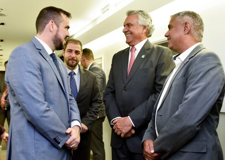 Gustavo Mendanha e Ronaldo Caiado | Foto: Reprodução