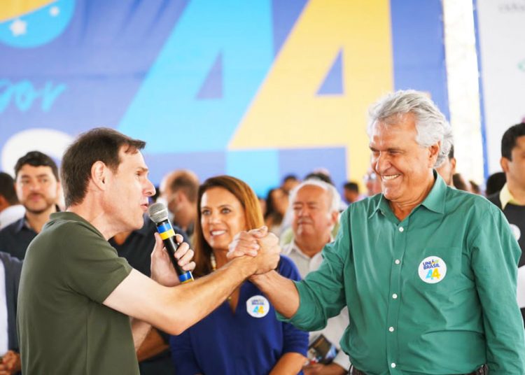 Lissauer Vieira e Ronaldo Caiado | Foto: Reprodução
